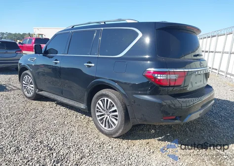 2021 Nissan Armada Sl 2Wd z USA, uszkodzony, nr VIN JN8AY2BC4M9148349